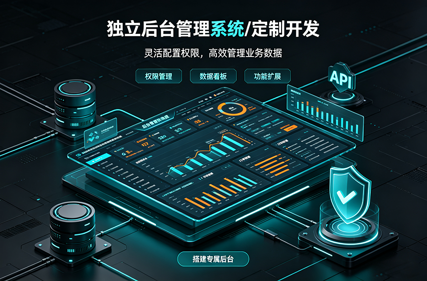 独立后台管理系统/定制开发