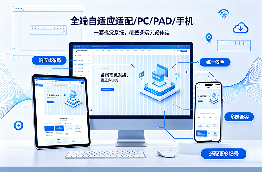 全端自适应适配/PC/PAD/手机